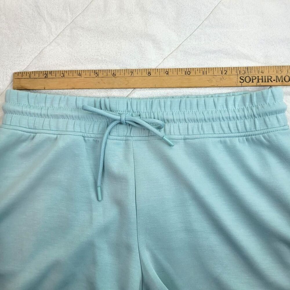 Velocity Active Ocean Breeze Light Blue Casual shorts elastic waist pockets M - Picture 3 of 8